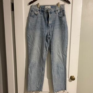 Abercrombie & Fitch Light Wash Straight Leg Jeans